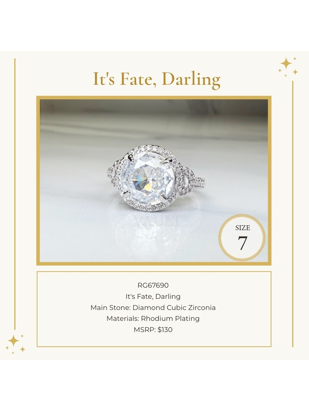 It's Fate. Darling - Size 7 - OG